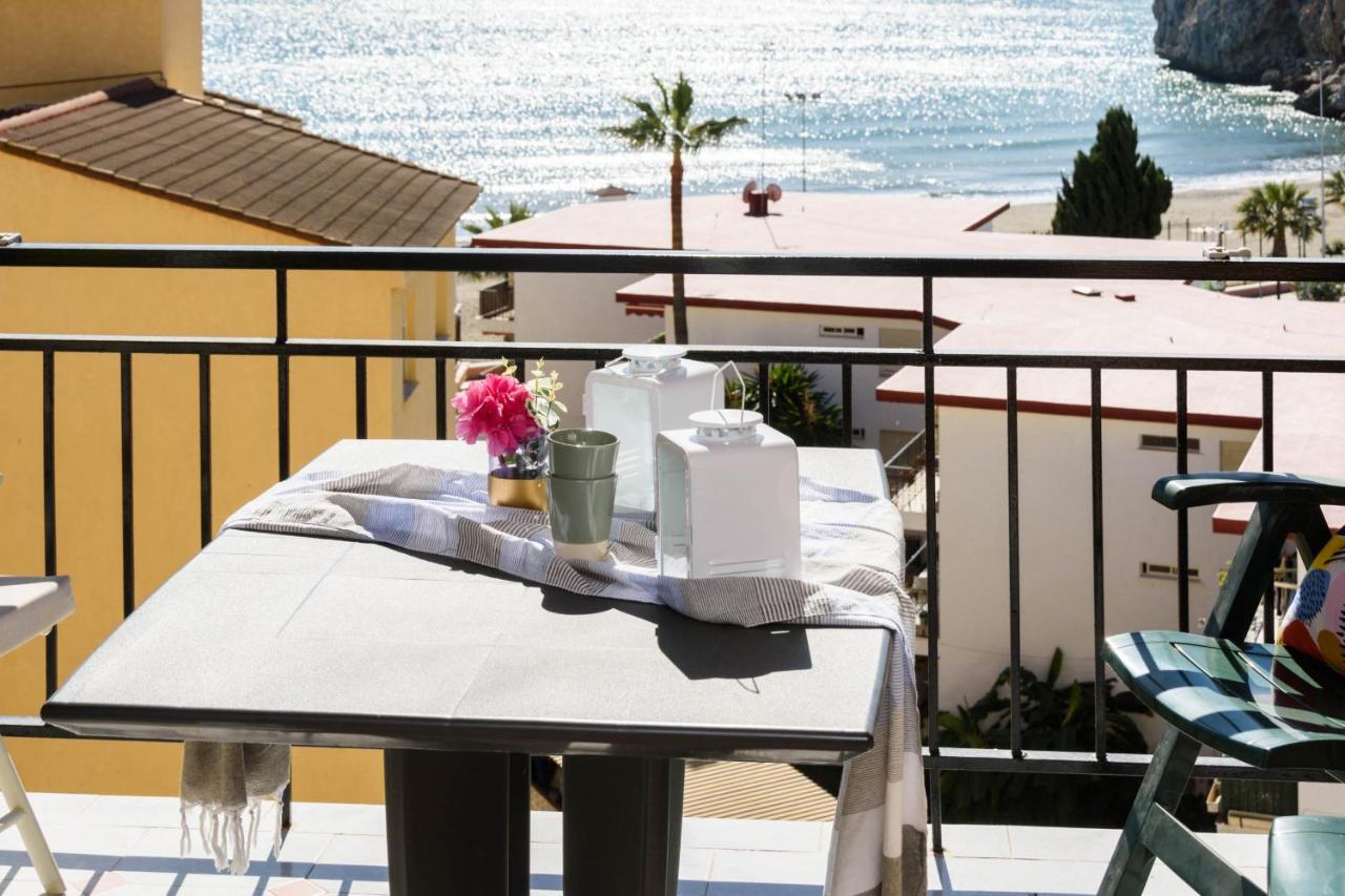 Wintowinrentals 1St Linea De Playa Vista Al Mar Y Piscina La Cala Del Moral Exterior foto